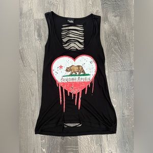 NWOT XS/S California vest top